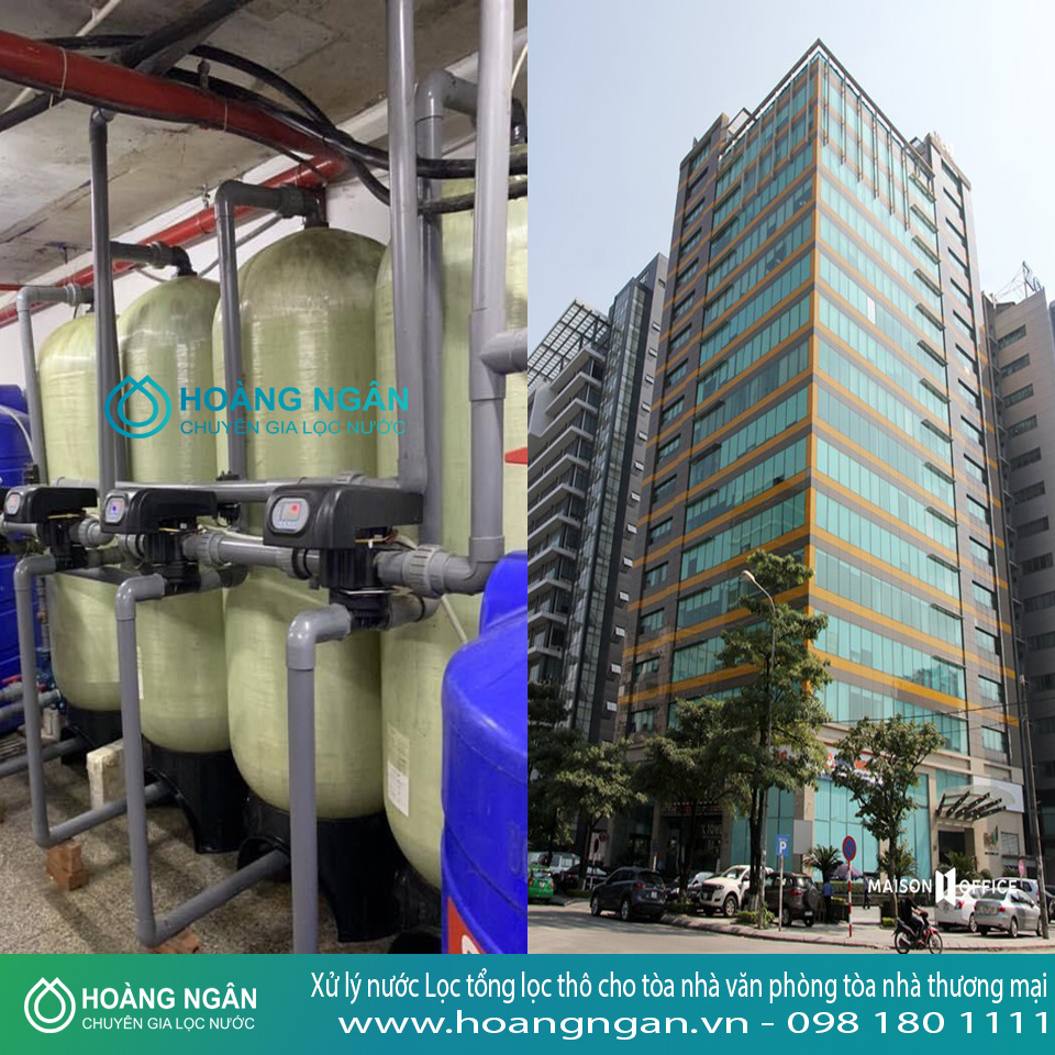 Xử lý nước Lọc tổng lọc thô cho tòa nhà văn phòng tòa nhà thương mại