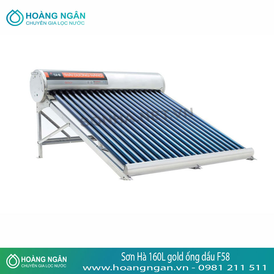 Thái dương năng Sơn Hà 160L gold ống dầu F58