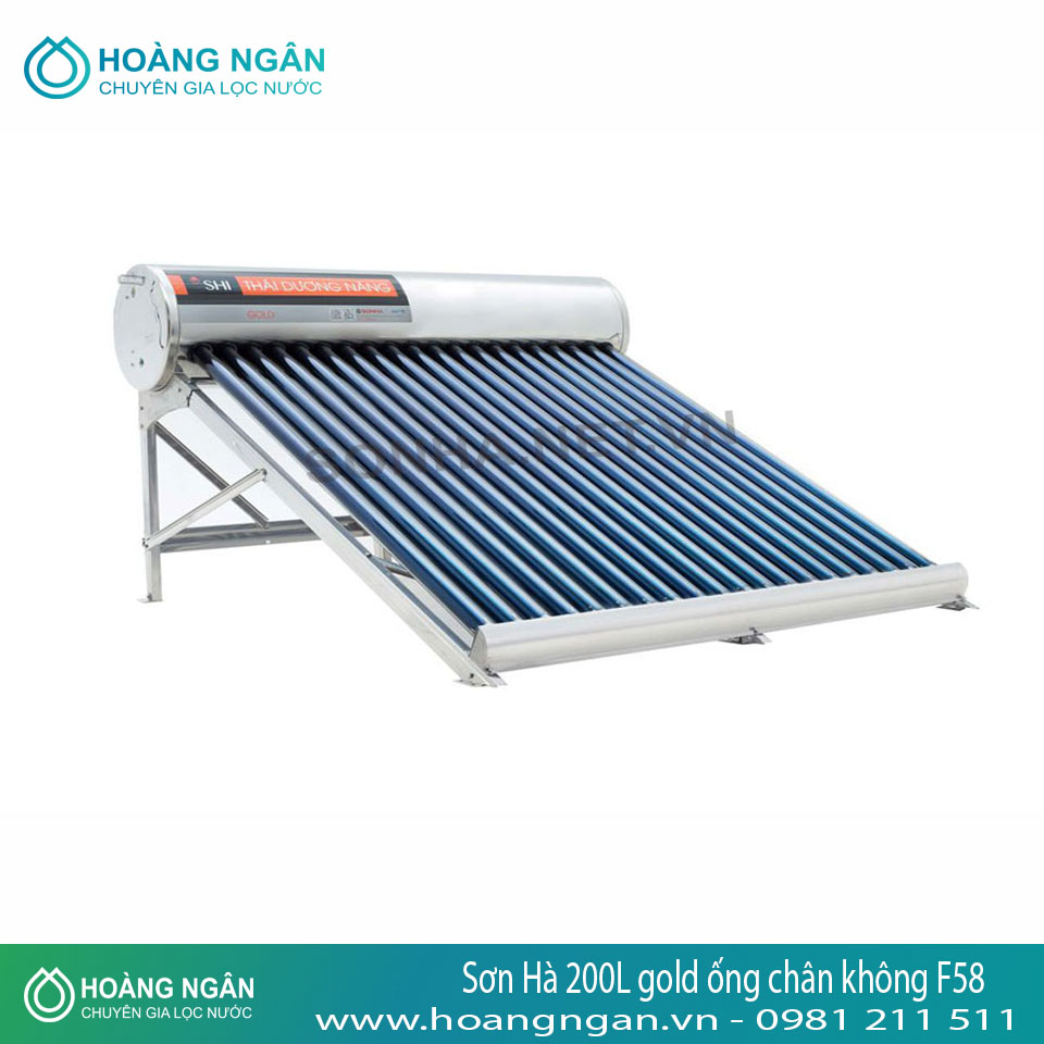 Thái dương năng Sơn Hà 200L gold ống chân không F58