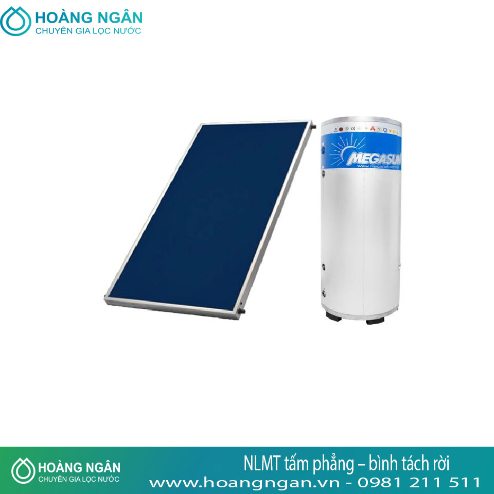 Máy nước nóng NLMT Megasun tấm phẳng – bình tách rời