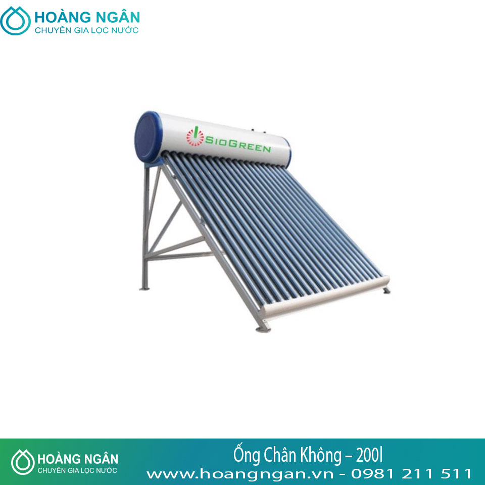 Máy Nước Nóng Năng Lượng Mặt Trời Ống Chân Không SioGreen – 200l