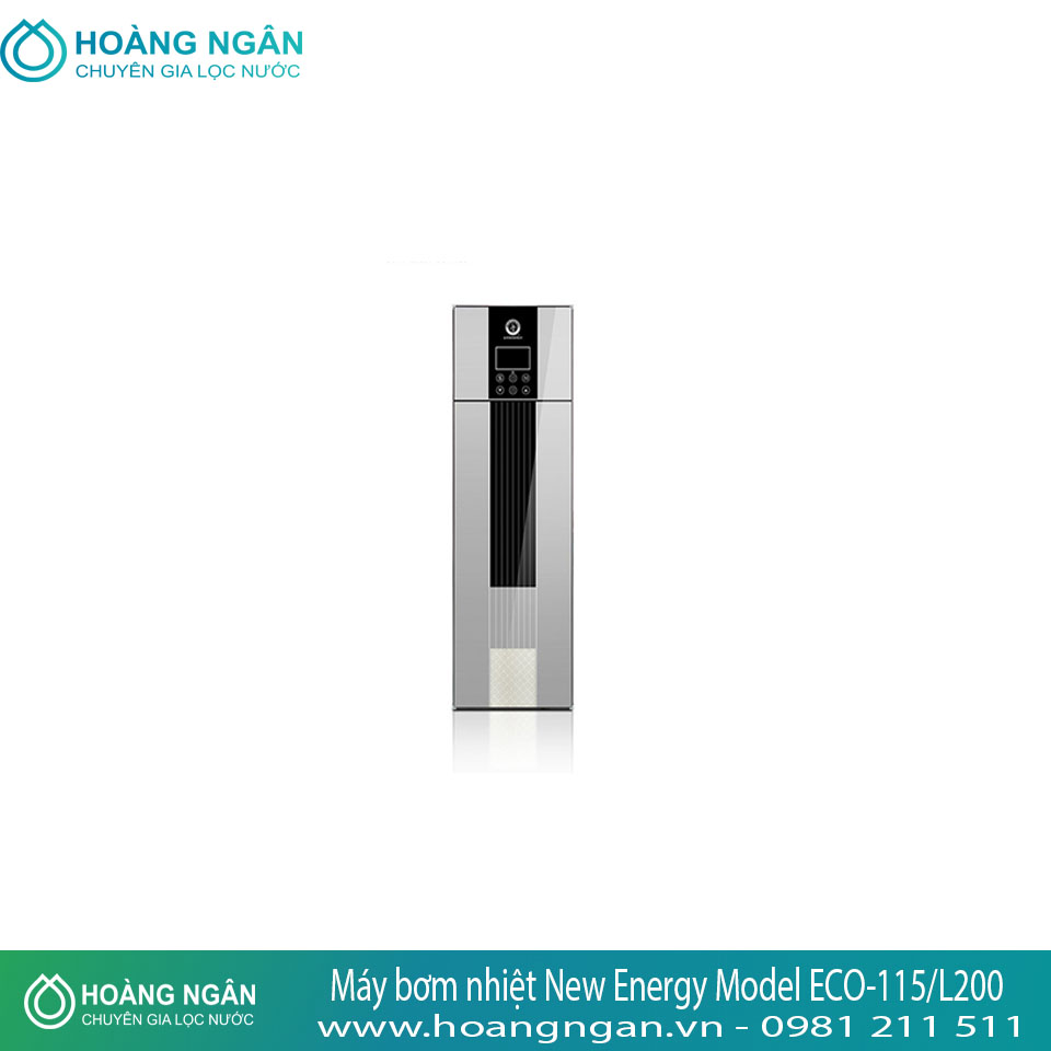 Máy bơm nhiệt nước nóng Heatpump New Energy Model ECO-115/L200 200lít (Bạc)
