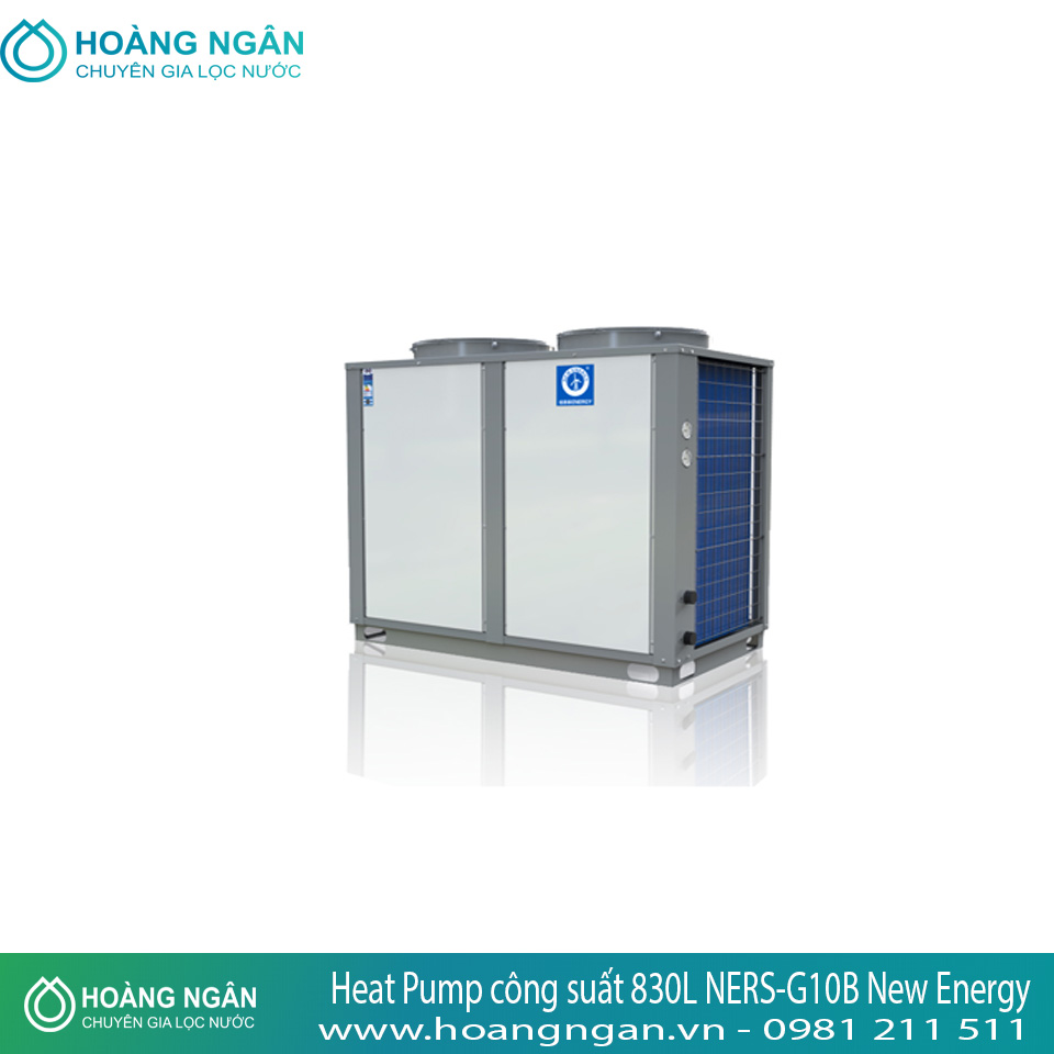 Hệ thống nước nóng trung tâm Heat Pump công suất 830L NERS-G10B New Energy