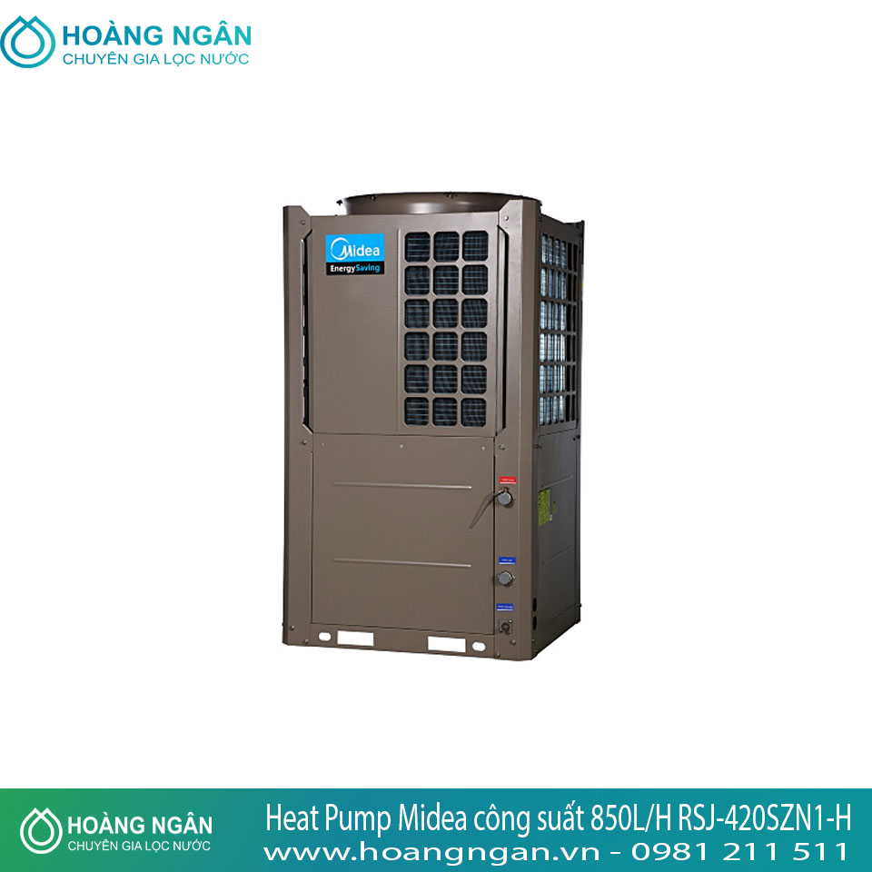 Hệ thống bơm nhiệt không khí Heat Pump Midea công suất 850L/H RSJ-420SZN1-H