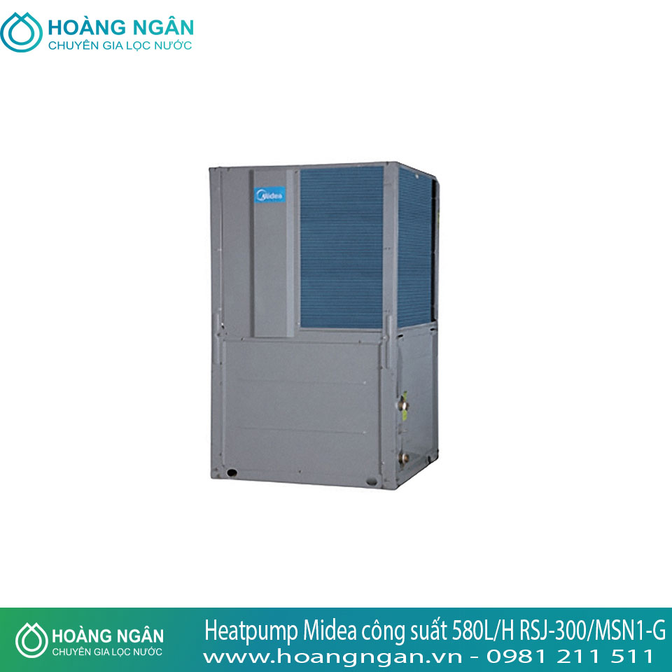 Hệ thống nước nóng bơm nhiệt Heatpump Midea công suất 580L/H RSJ-300/MSN1-G