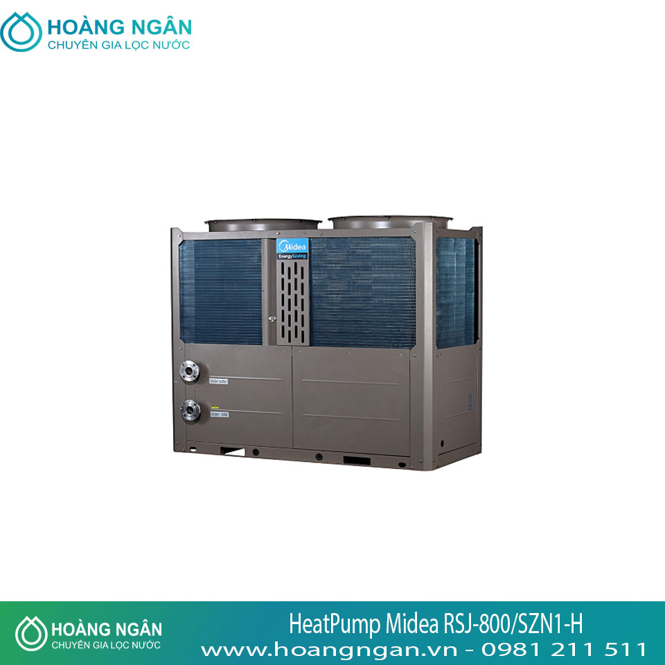Bơm nhiệt không khí HeatPump Midea RSJ-800/SZN1-H công suất 1,72m3/h