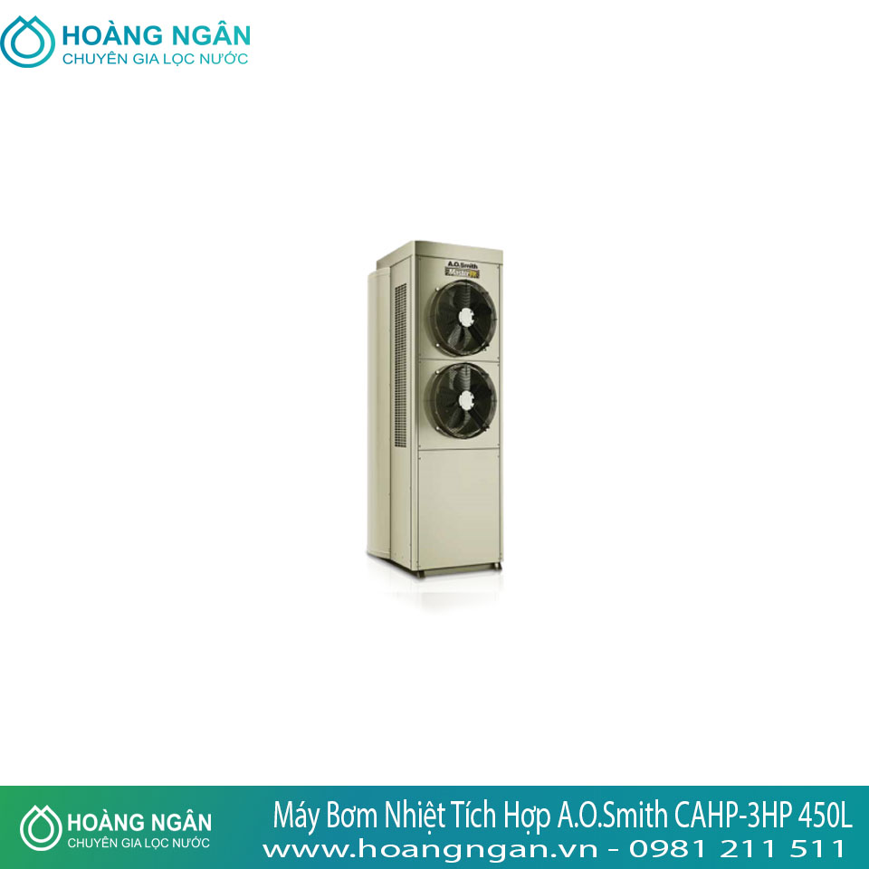 Máy Bơm Nhiệt Tích Hợp A.O.Smith CAHP-3HP 450L