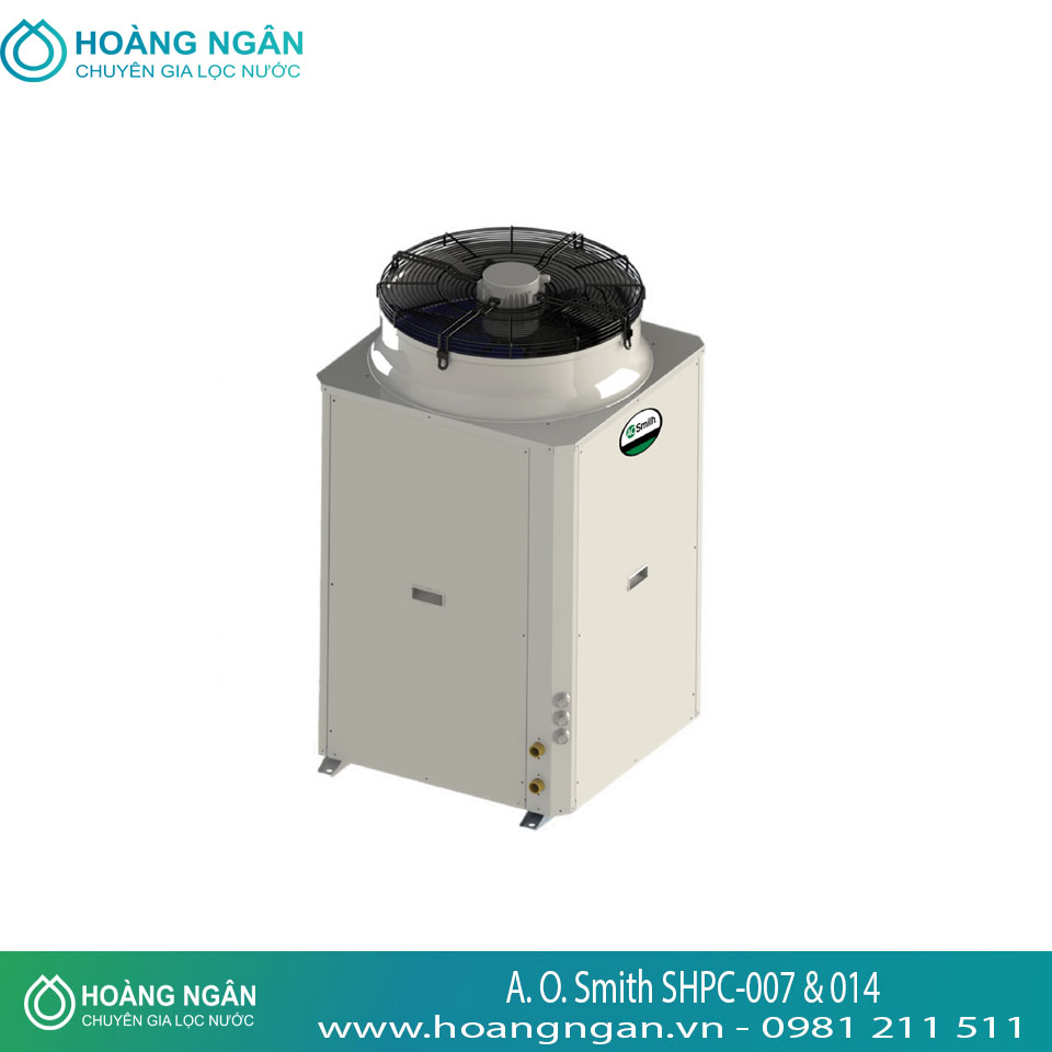 Máy nước nóng bơm nhiệt thương mại A. O. Smith SHPC-007 & 014