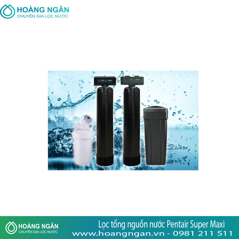 Hệ thống lọc tổng nguồn nước Pentair Super Maxi