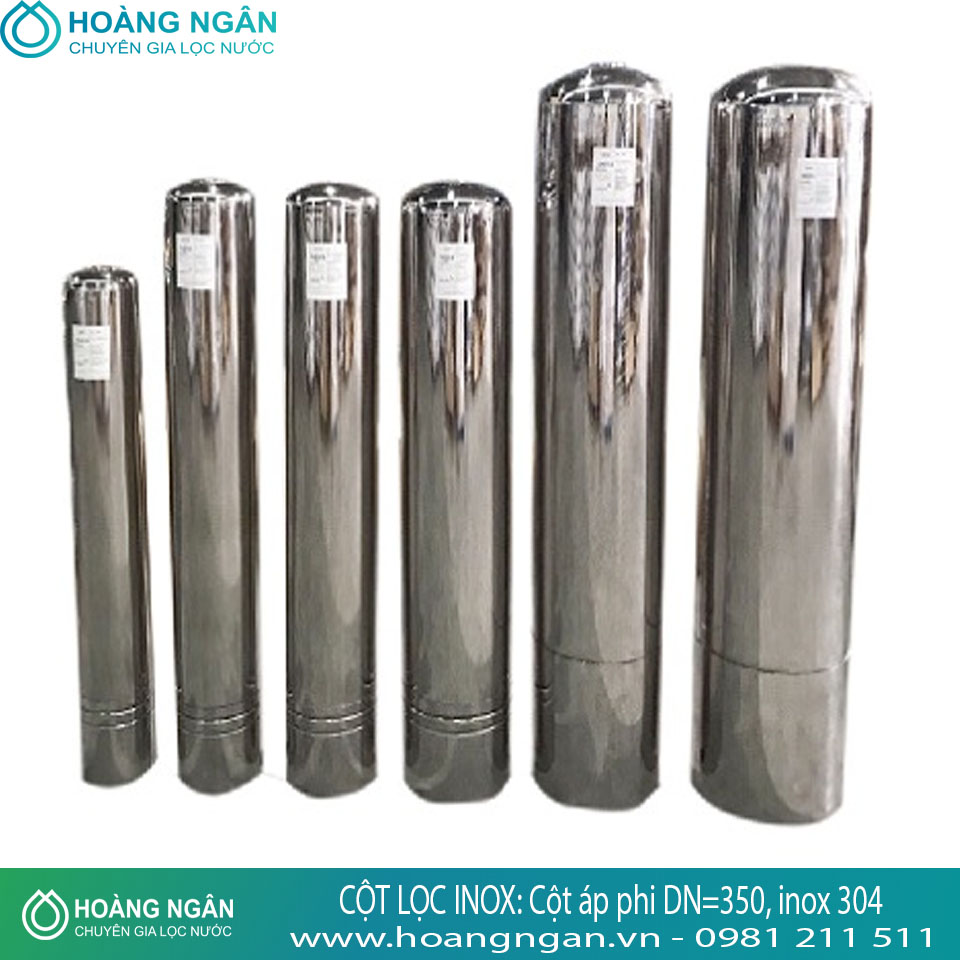 Cột áp phi DN=350, inox 304