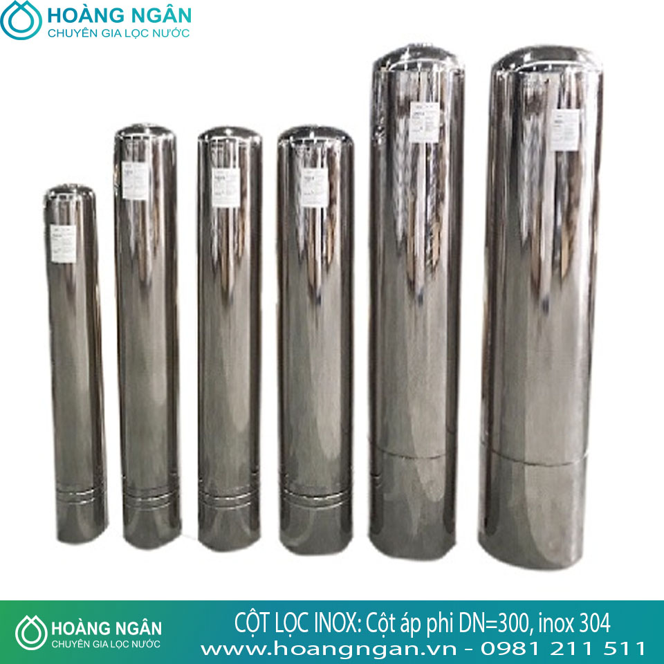 Cột áp phi DN=300, inox 304