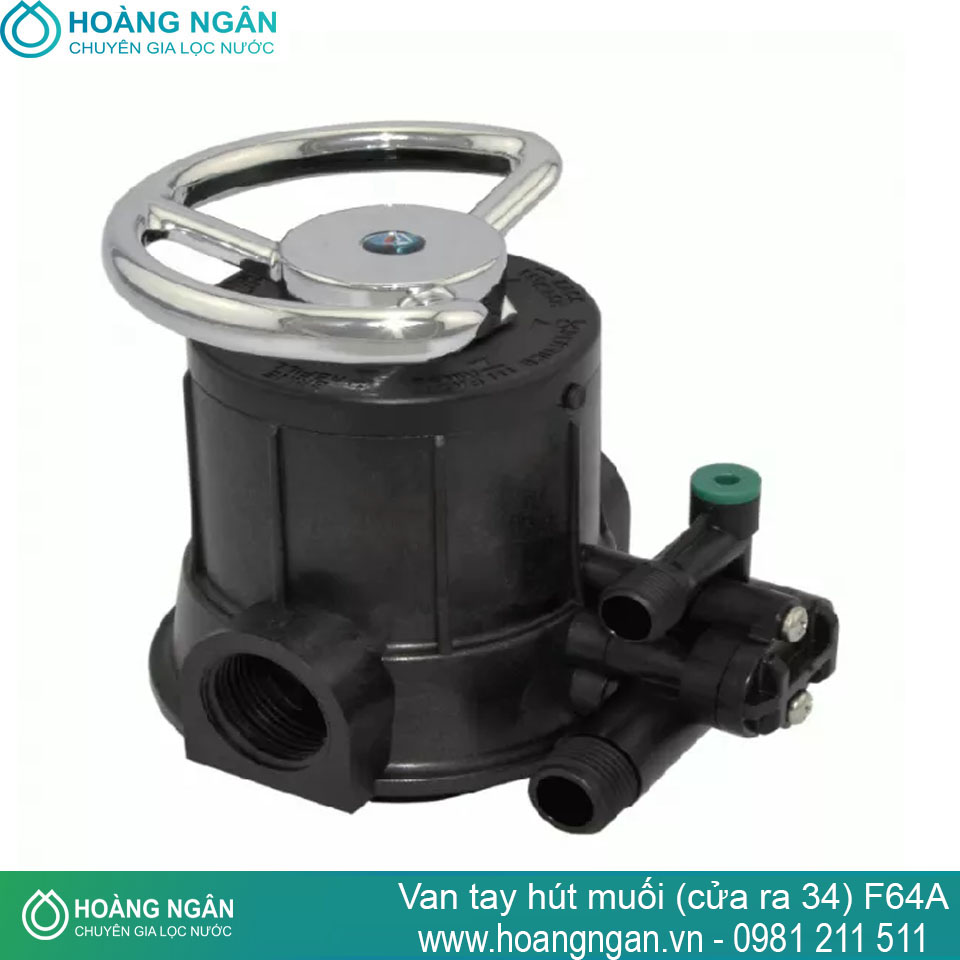 Van tay hút muối (cửa ra 34) F64A