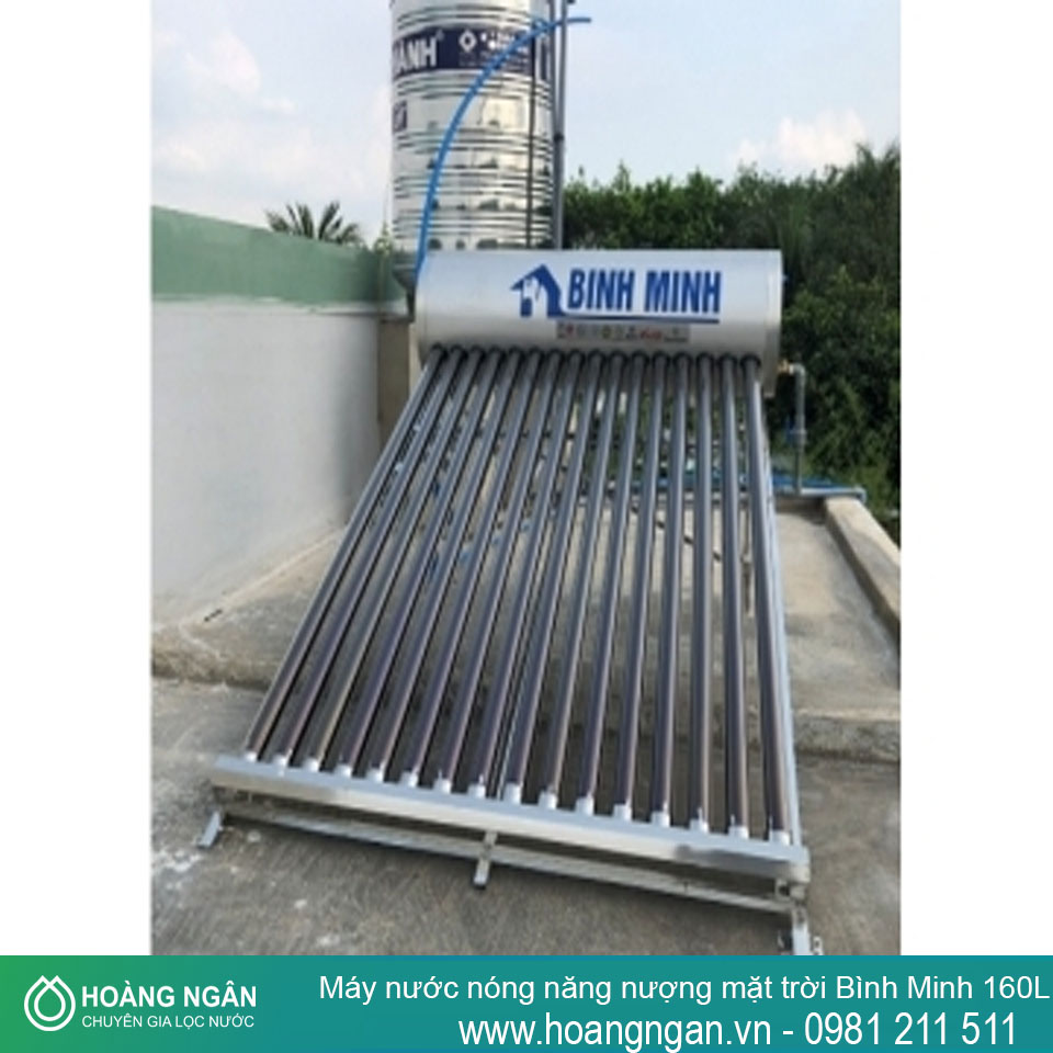 Máy nước nóng năng lượng mặt trời Bình Minh 160L