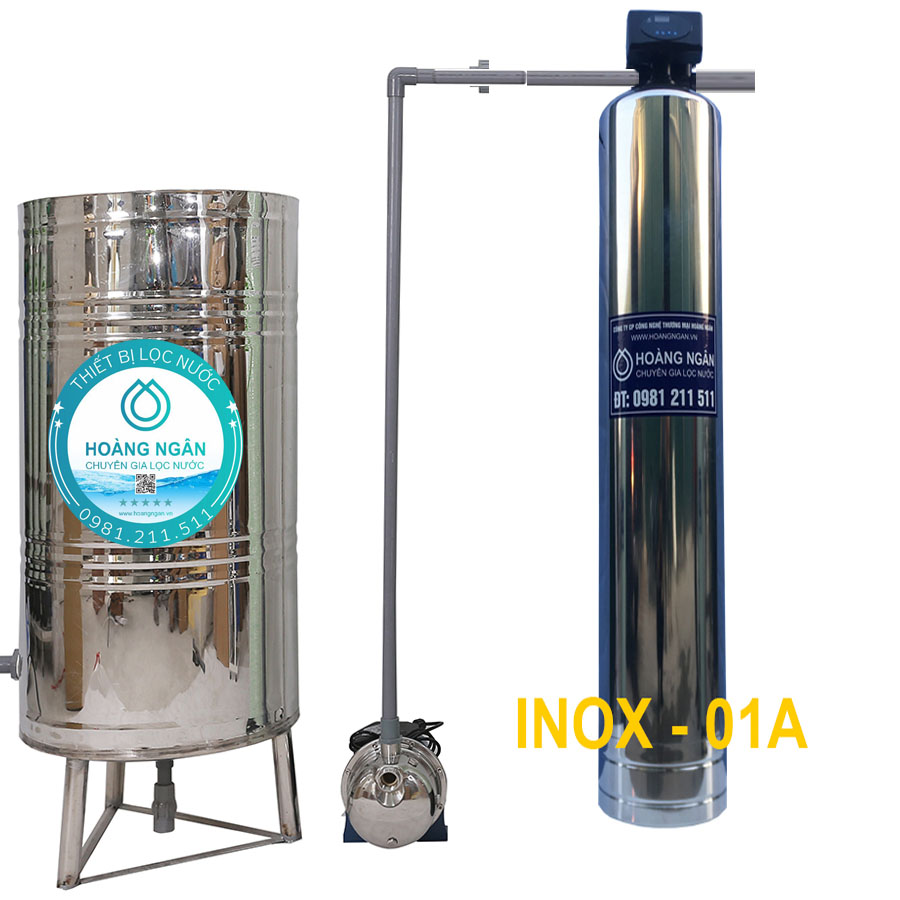 Thiết bị lọc nước giếng khoan GK-Inox-01A