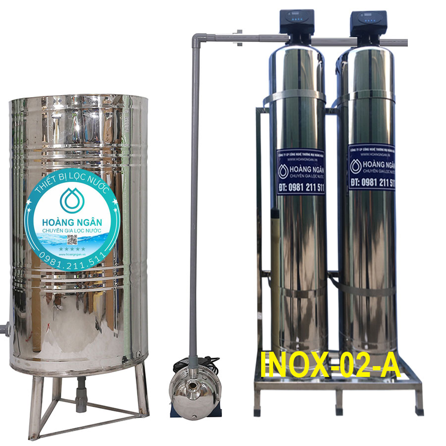 Thiết bị lọc nước giếng khoan GK-Inox-02A