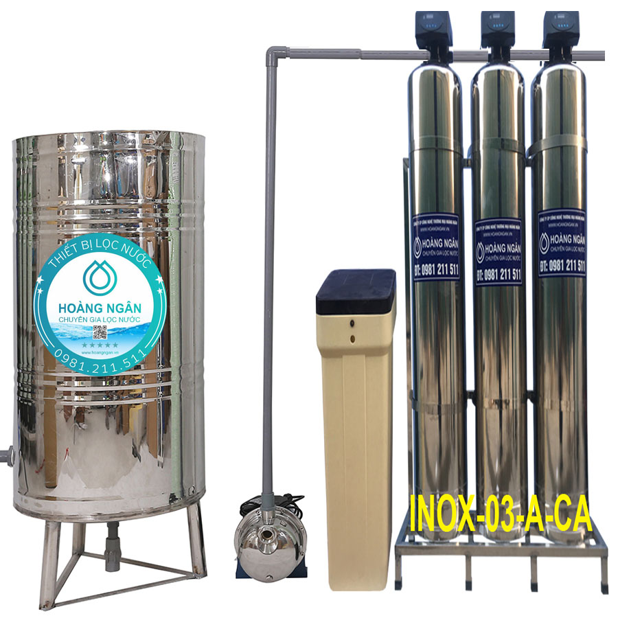 Thiết bị lọc nước giếng khoan GK-Inox-03-A-CA