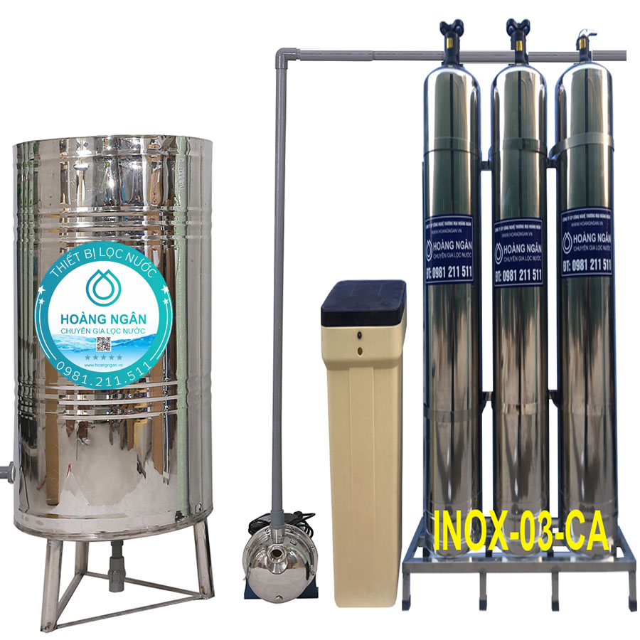 Thiết bị lọc nước giếng khoan GK-Inox-03-CA