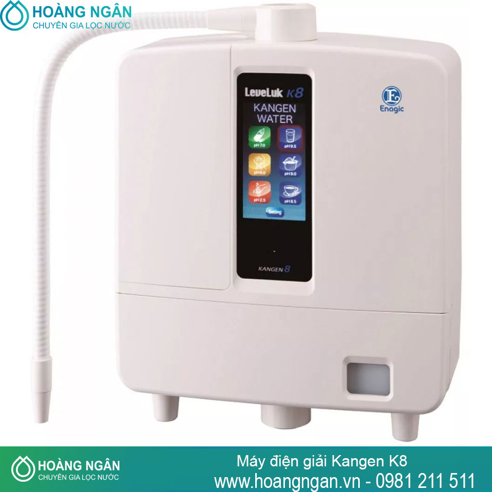 Máy lọc nước điện giải ion kiềm Kangen K8 chính hãng giá rẻ nhất