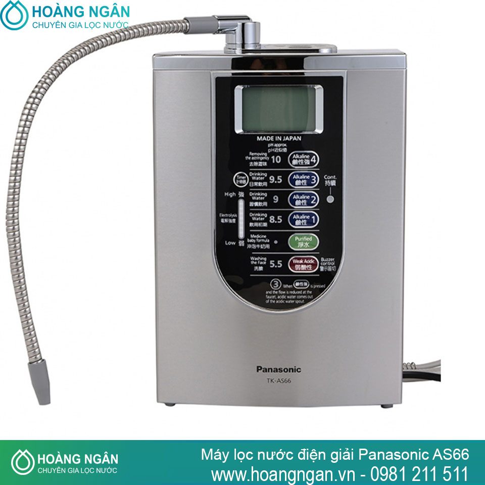 Máy lọc nước điện giải ion kiềm Panasonic AS66 chính hãng giá rẻ nhất