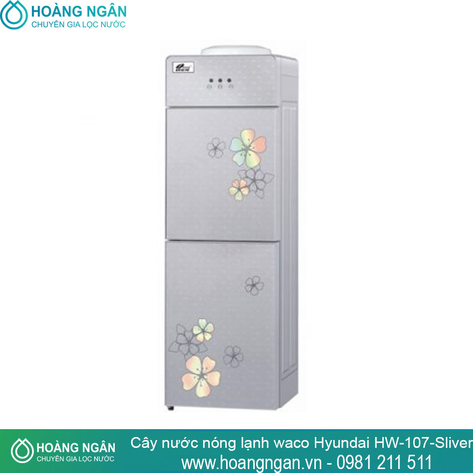 Cây nóng lạnh Waco Hyundai HW-107 Silver