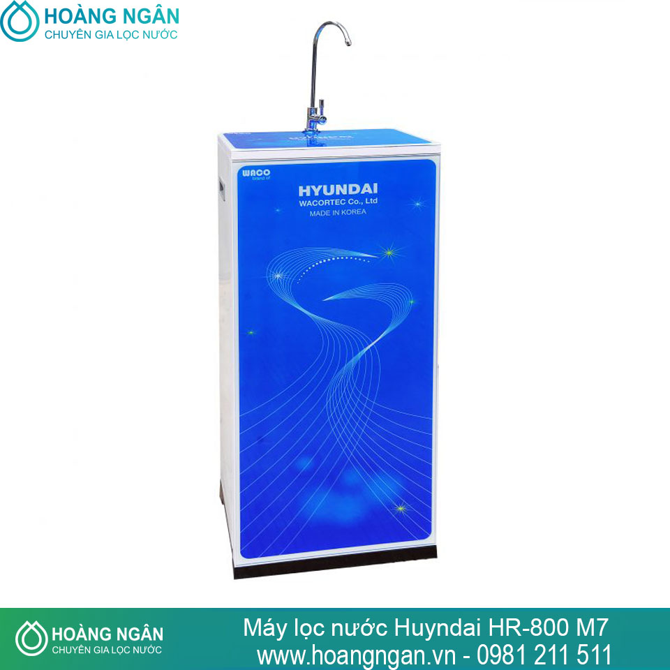Máy lọc nước Ro Waco HR-800 M7 ( 7 cấp ) tủ kính cao cấp