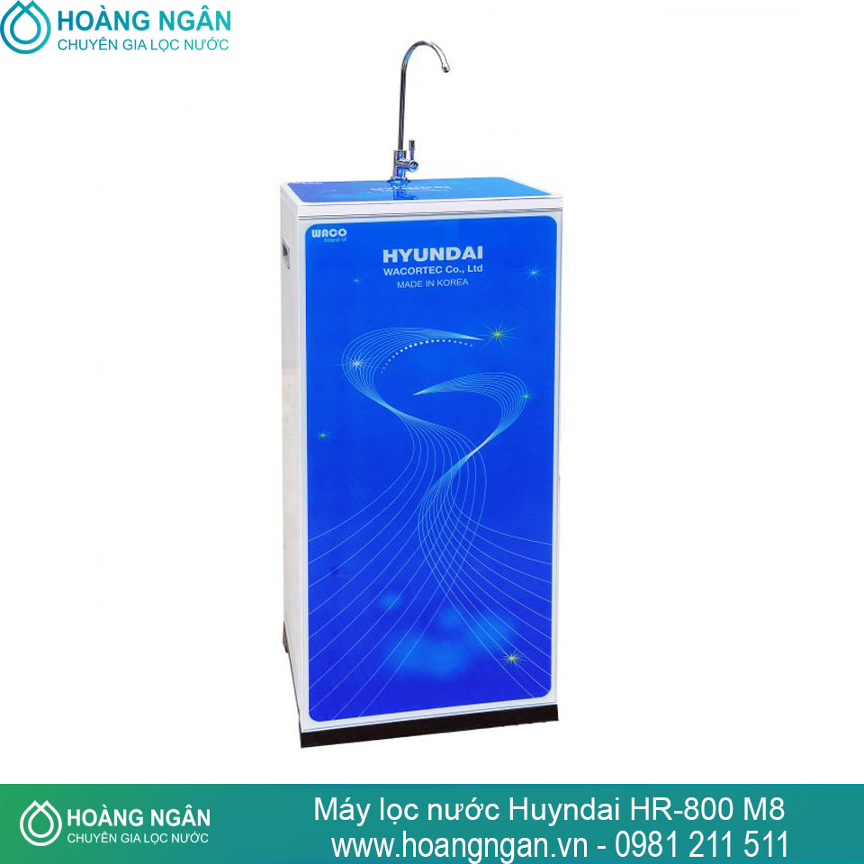 Máy lọc nước Waco HR-800 M8 ( 8 cấp ) tủ kính cao cấp