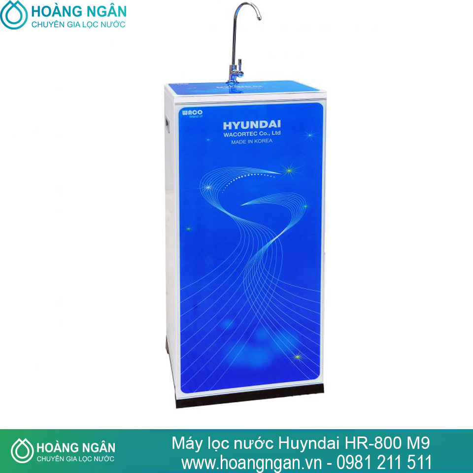 Máy lọc nước Ro Waco HR-900 M9 ( 9 cấp ) tủ kính cao cấp