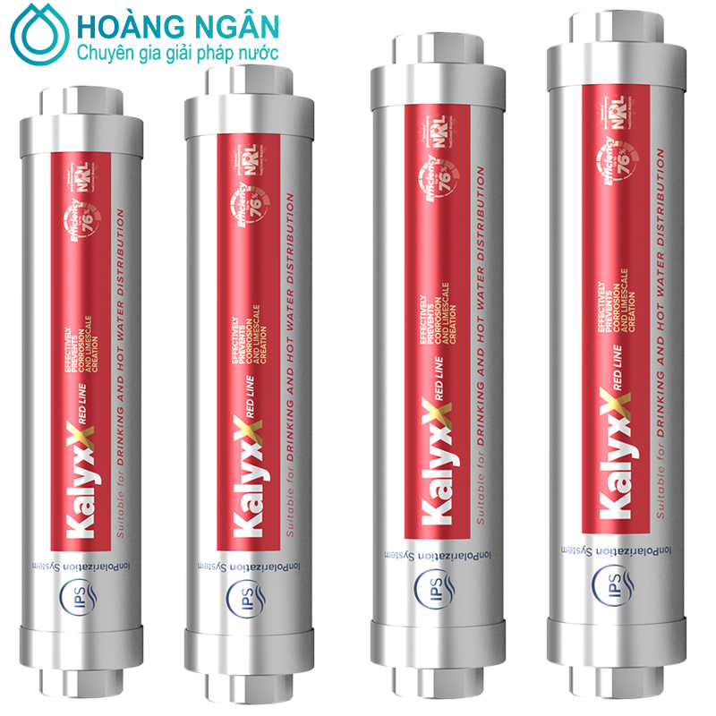 Thiết bị chống cáu cặn làm mềm bằng điện cực Phân cực ips kalyxx redline