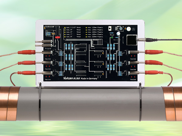 Thiết bị chống cáu cặn, xử lý nước cứng Vulcan S150 sử dụng trong công nghiệp