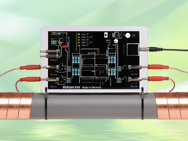 Thiết bị chống cáu cặn, xử lý nước cứng Vulcan S50 sử dụng thương mại