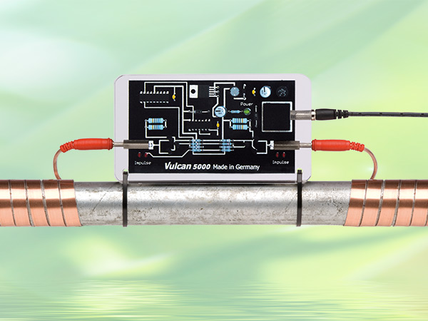 Thiết bị chống cáu cặn, xử lý nước cứng Vulcan 5000 sử dụng gia đình