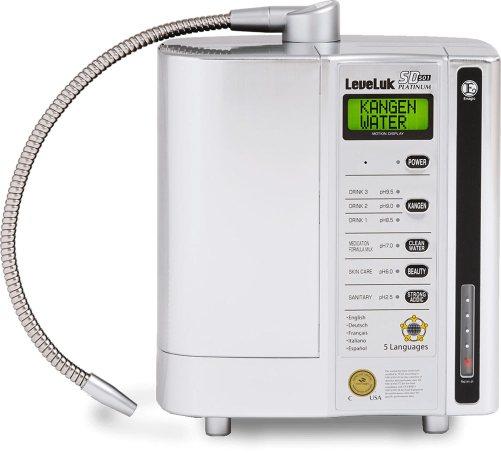 Máy lọc nước điện giải Kangen Leveluk SD501 Platinum