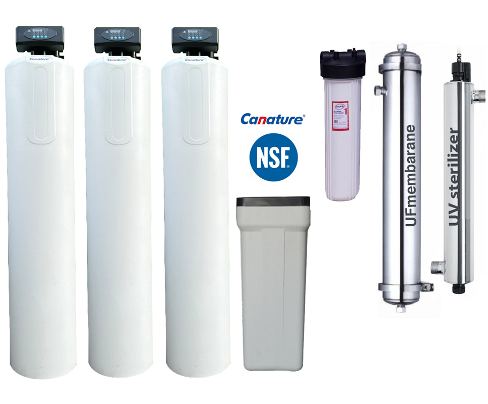 Hệ thống lọc nước tổng toàn nhà biệt thự Canature BNT06-UF-UV
