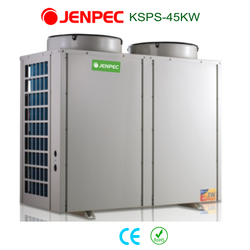 Máy bơm nhiệt Heatpump công nhiệp chung cư mini cho thuê JENPEC KSPS-45KW