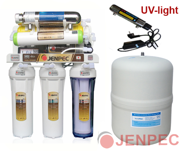 Máy lọc nước Jenpec Gold UV - Đèn UV diệt khuẩn