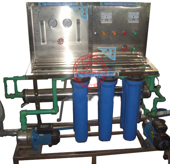 Dây chuyền lọc nước tinh khiết RO 400 lít/h 