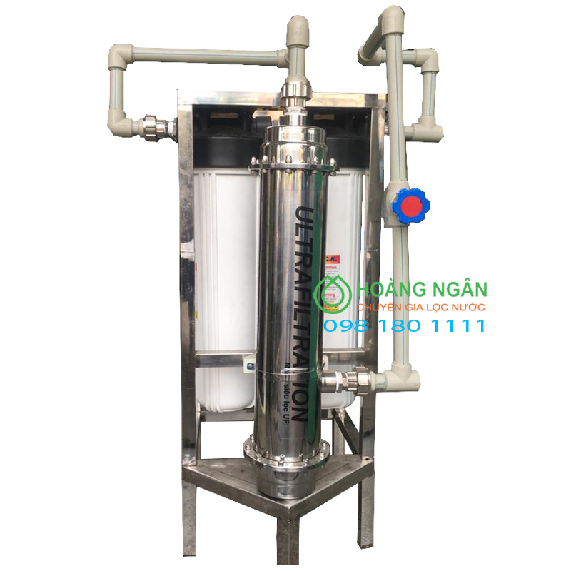 Hệ thống lọc tổng UF 1 - 1,5m3/giờ dùng cho gia đình, chung cư nhà hàng