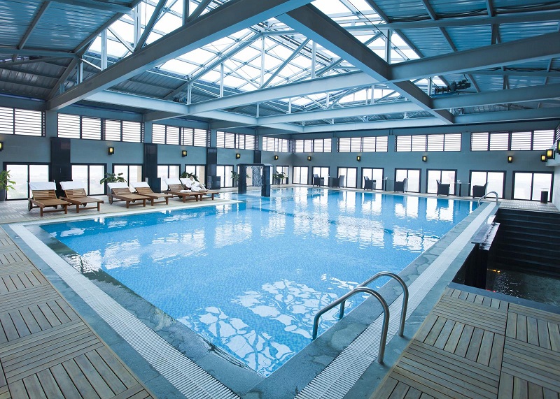 Hệ thống xử lý nước lọc thô lọc tổng cho hồ bơi