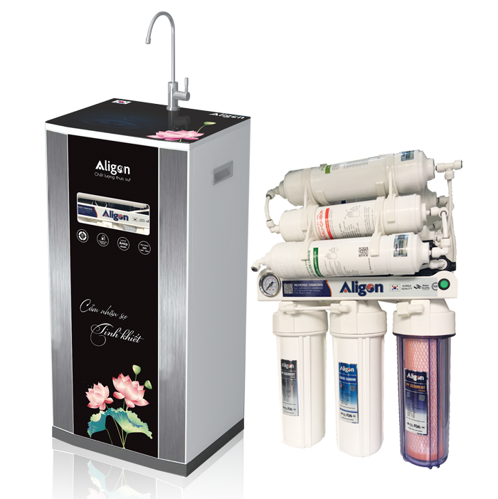 Máy lọc nước Ro Aligon A80 - 3C tủ kính