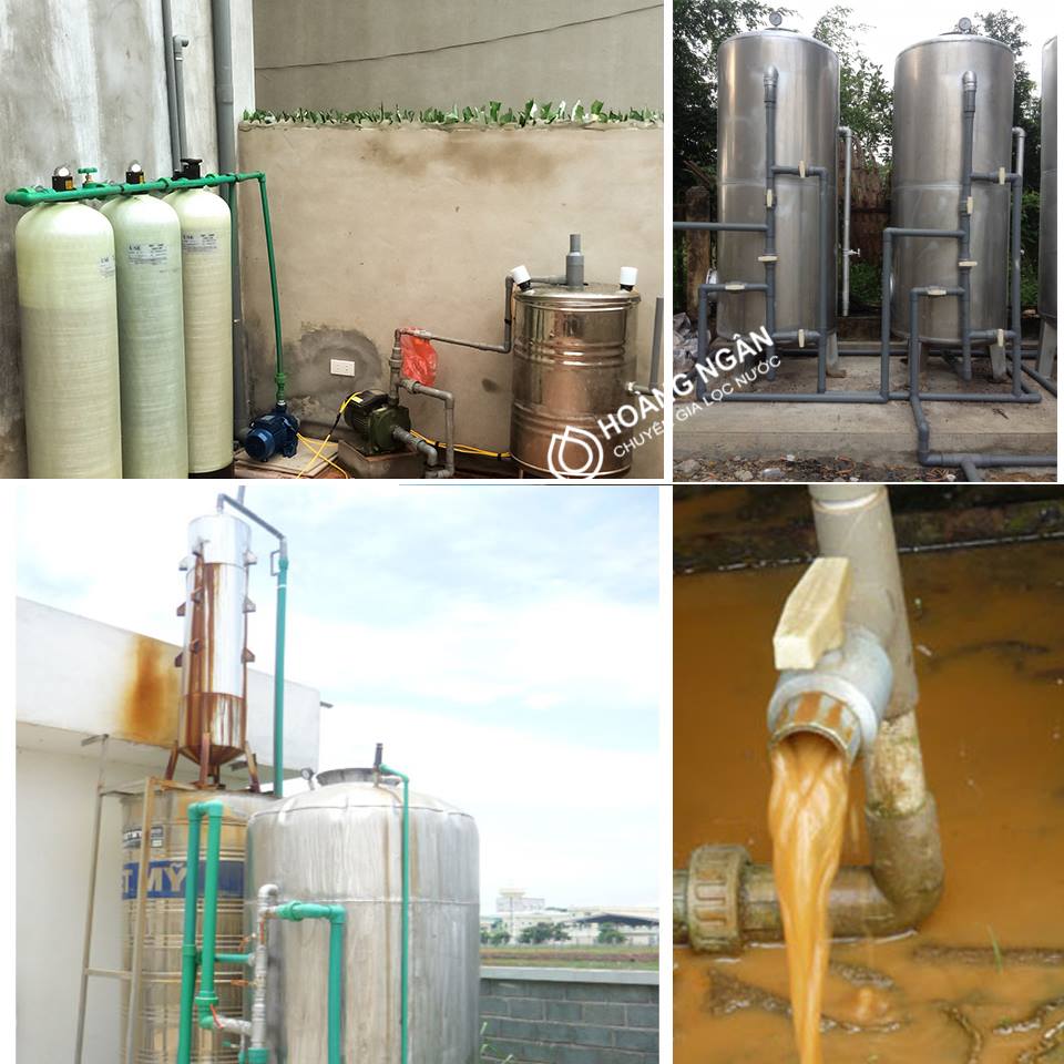 Xử lý nước lọc thô lọc tổng sinh hoạt cho công nhân các khu khai thác mỏ quặng